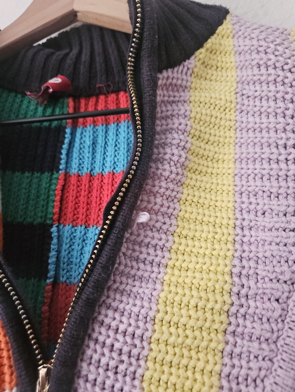 Staud Hampton sweater in cabana stripe, small - Picture 13 of 13